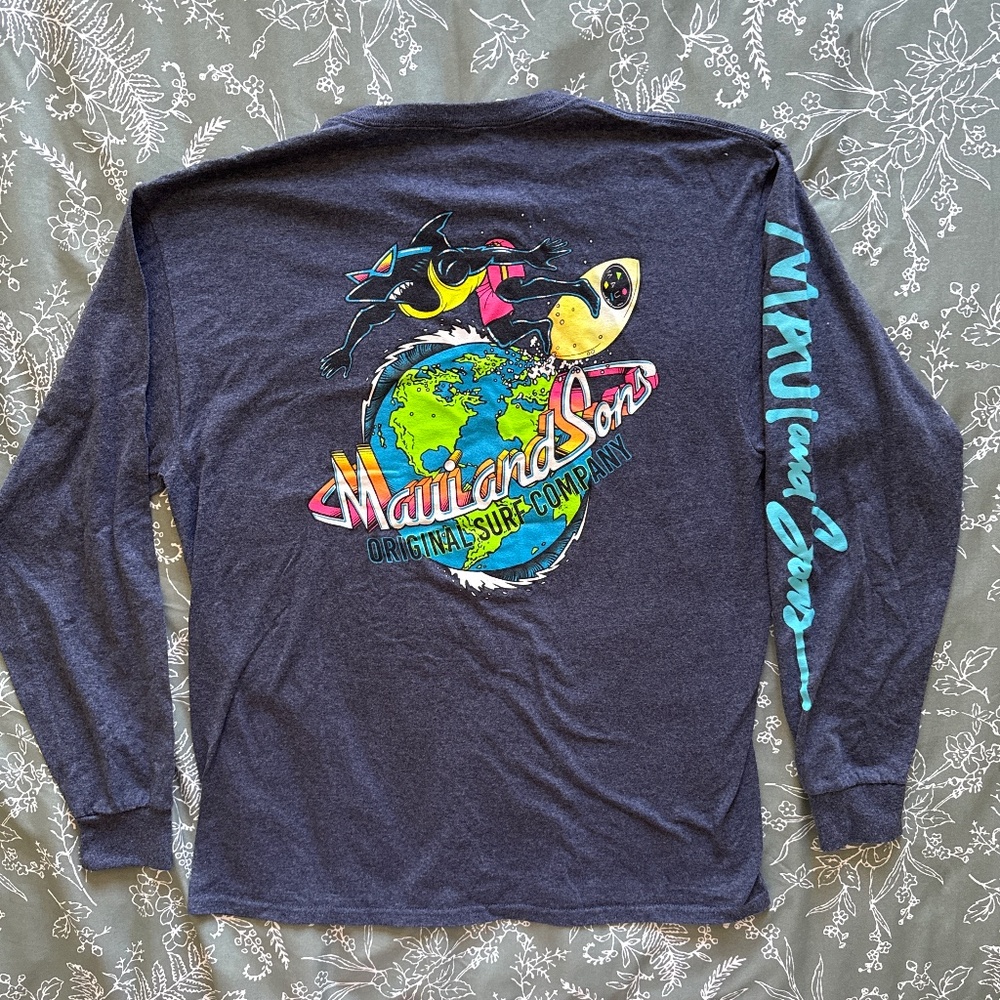 Men’s Maui and Sons, long sleeve T-shirt - Picture 1 of 4